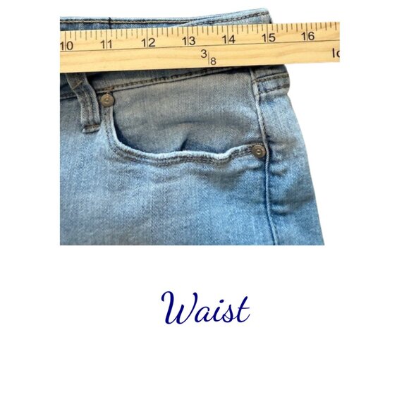 Women’s Nine West Jean Shorts Size 12 Gramercy Bermuda - Picture 4 of 6